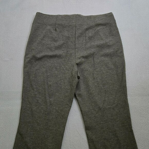 Chicos Fabulously Slimming Women 1 Short US M/8 Gray Straight Leg Stretch Pants - Picture 4 of 11